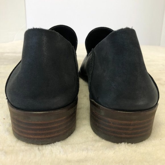 Lucky Brand Navy Cahill Leather Loafer Flat Slip On Dress Shoe Size 8.5 - Picture 7 of 14